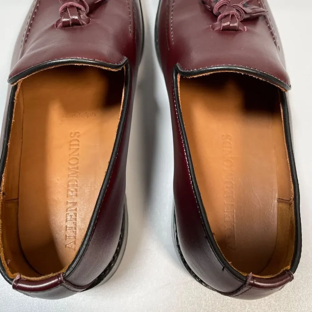 Allen Edmonds Randolph Slip-on Tassel Loafer Burgundy Slip On Men's 7.5 3E